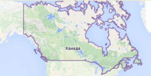 Озеро на границе сша и канады. Карта Канады линия. Граница США И Канады. Канада Оттава Map. Береговая линия Канады на карте длина.