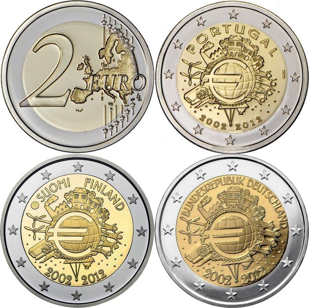 2 рубля 1 евро. Юбилейные 2 евро Монетка. Монеты евро. Деньги евро монеты. Металлические монеты евро.