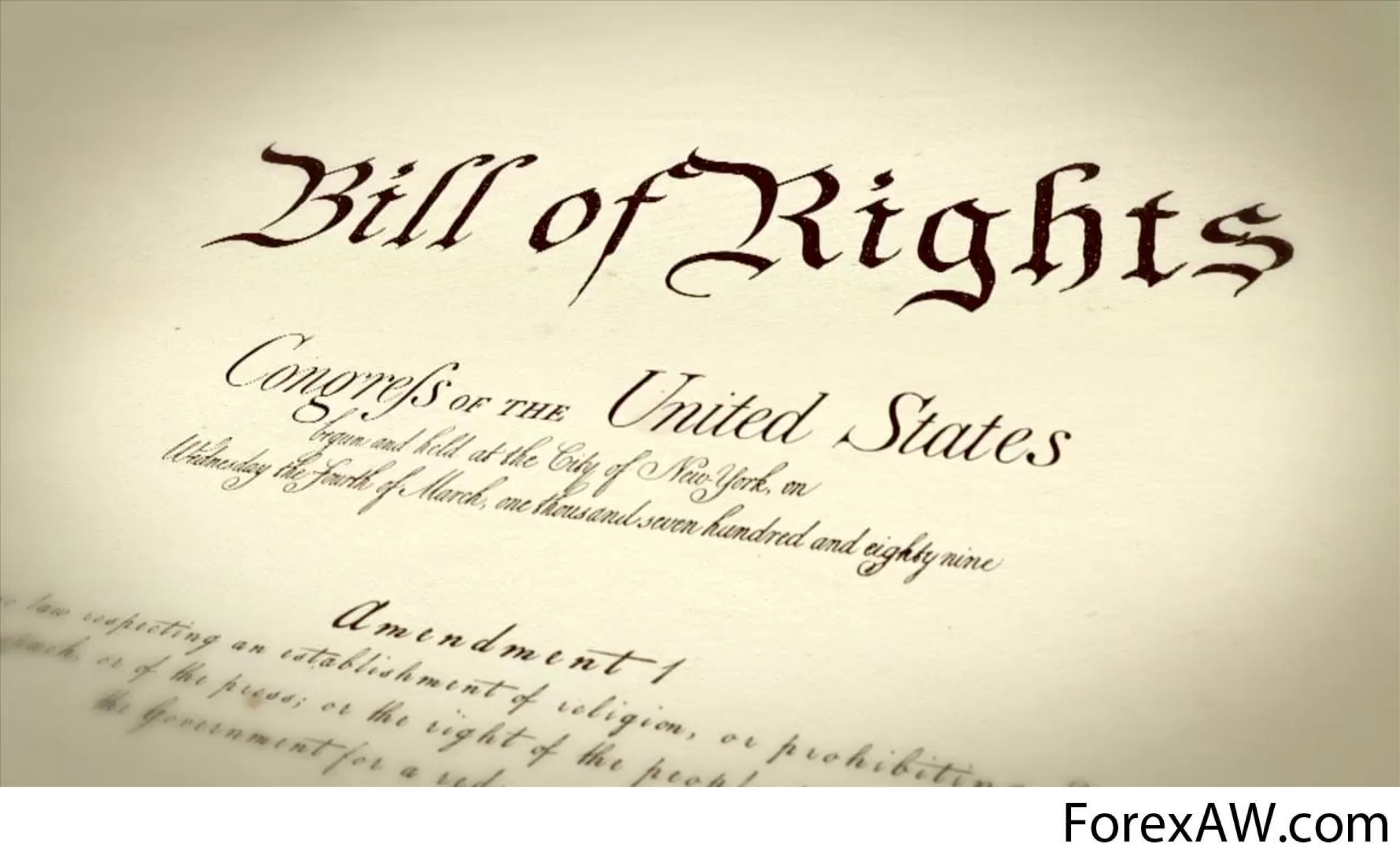Принятие конгрессом сша билля о правах. Билль о правах 1791. Билль о правах 1791 г в США. Билль о пр. Билль о правах человека 1791.