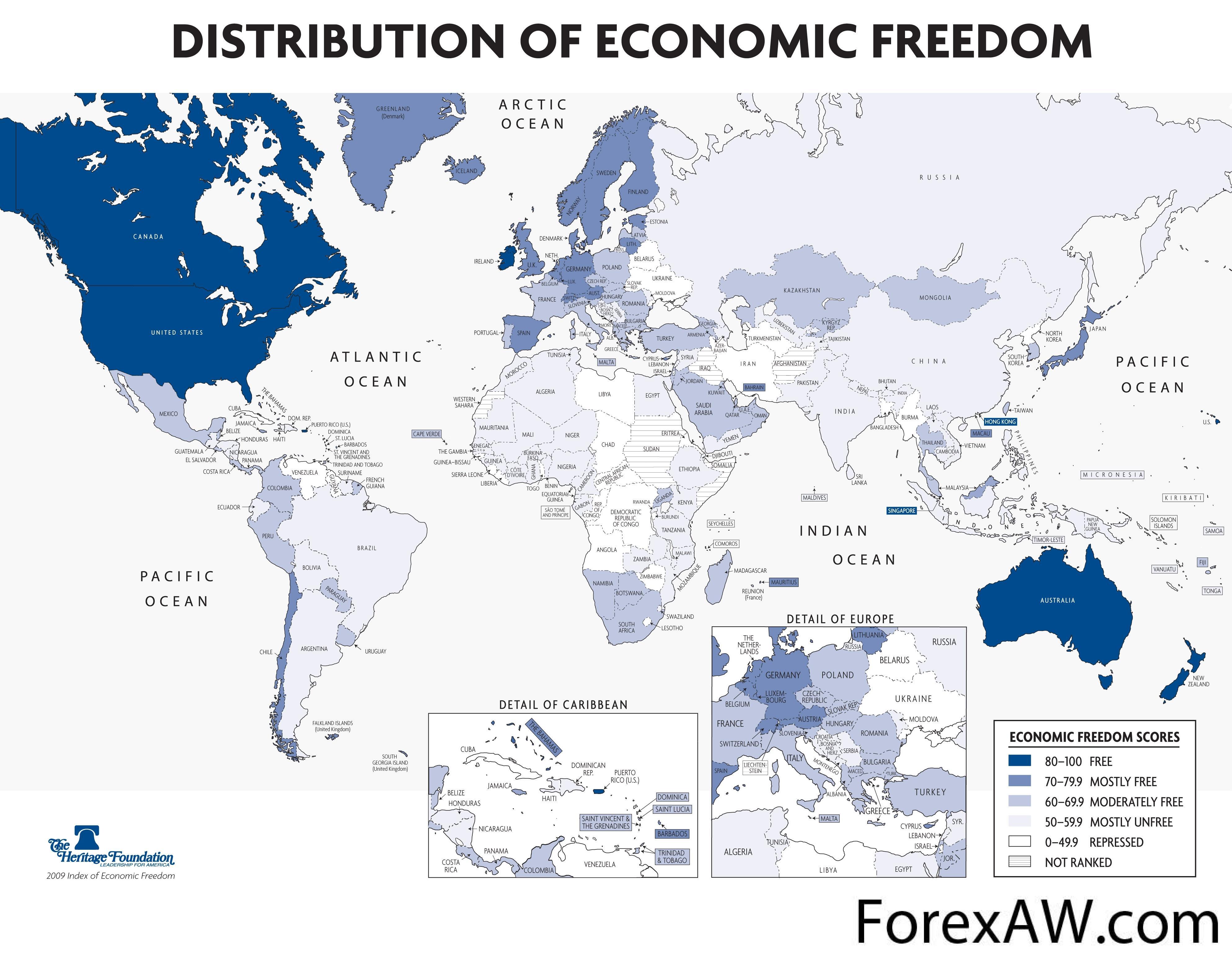 Карта экономики стран. Свободные экономические зоны в мире. Карта экономической свободы.