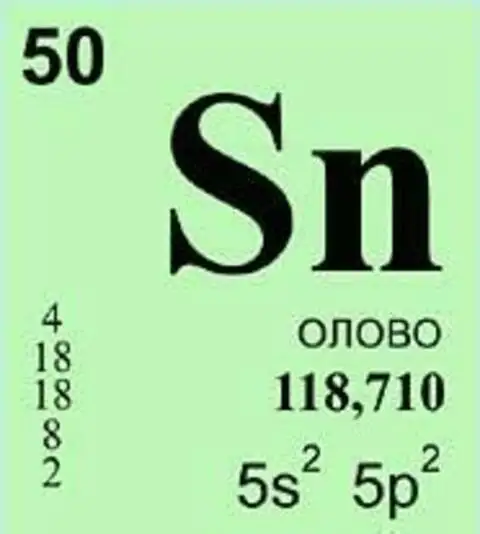 Характеристика химического элемента олово по плану