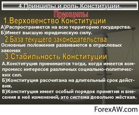 Реферат: Принцип разделения властей в Конституции РФ 1993г.