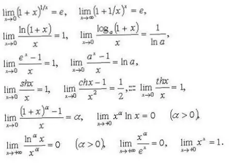 Таблица замечательных. Матанализ пределы формулы. Лимиты математика формулы. Формулы пределов функций таблица полная. Вычислить предел формулы.