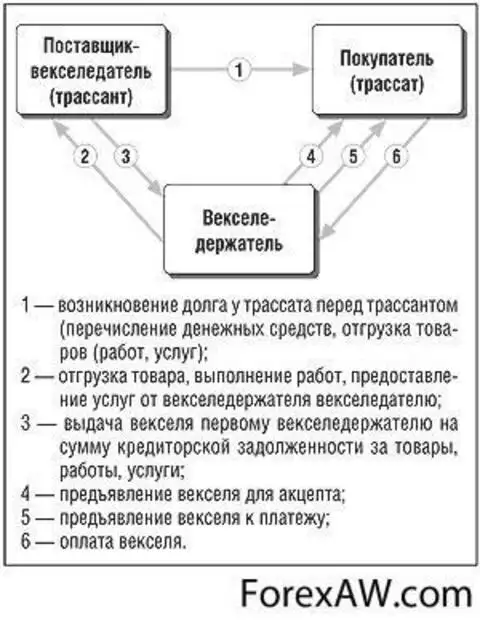 Задолженность по векселям. Схема расчетов по векселю. Вексельная система оплаты. Формы безналичных расчетов вексель. Последовательность выплат векселя.