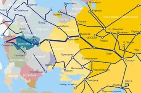 Карта нефтепроводов дружба