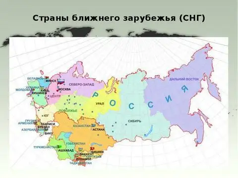 Карта снг интерактивная