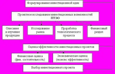 Схема инвестиционного проекта