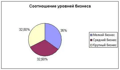 Соотношение уровней бизнеса