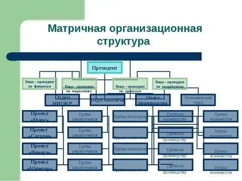 Матричная структура управления