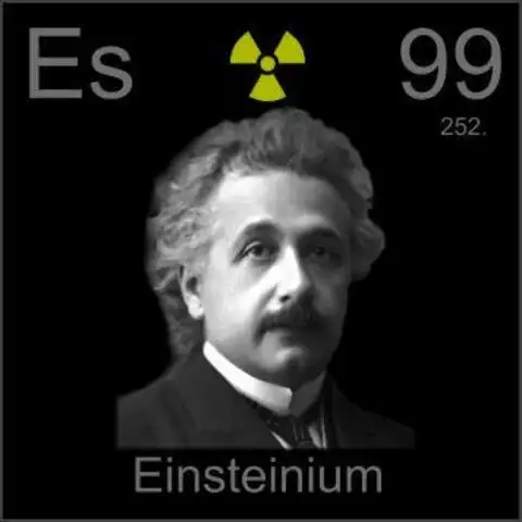 Эйнштейний в периодической системе Менделеева