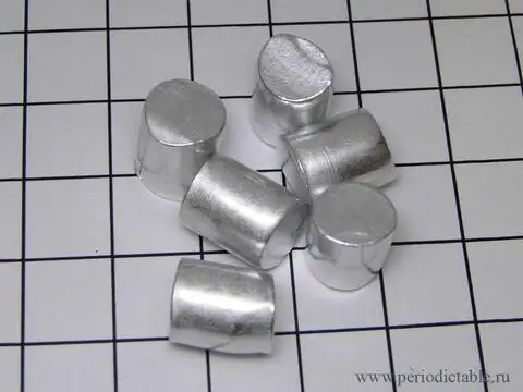 Таблетки алюминия с чистотой 4N