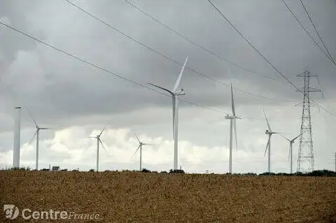 Ветровые электростанции (турбины) во Франции