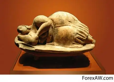 Неолитическая фигура спящей женщины