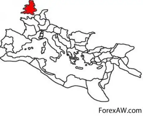 Римская провинция Британия около 120 года