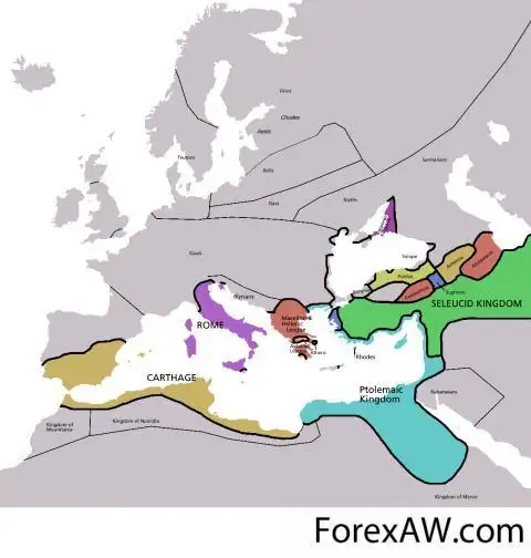 Европа в 220 до н.э.