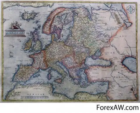 Европа в 1595 году