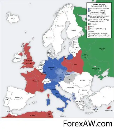 Европа перед Второй мировой войной