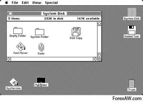 3. Оригинальная система Mac OS 1984 года предложила радикально новый графический интерфейс пользователя
