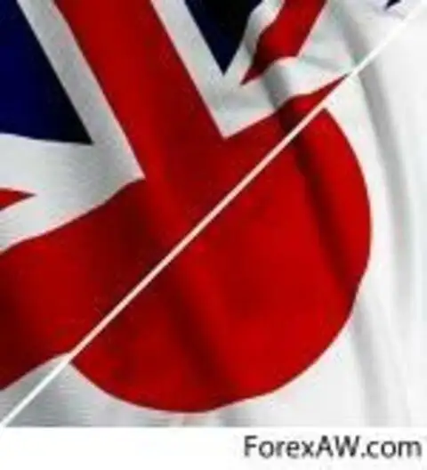 Совмещенные флаги Британии и Японии