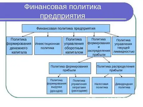 Финансовая политика компании